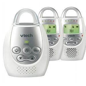 VTech DM221-2 Digital Audio Baby Monitor 2 Parent Units Safe Sound DECT 6.0